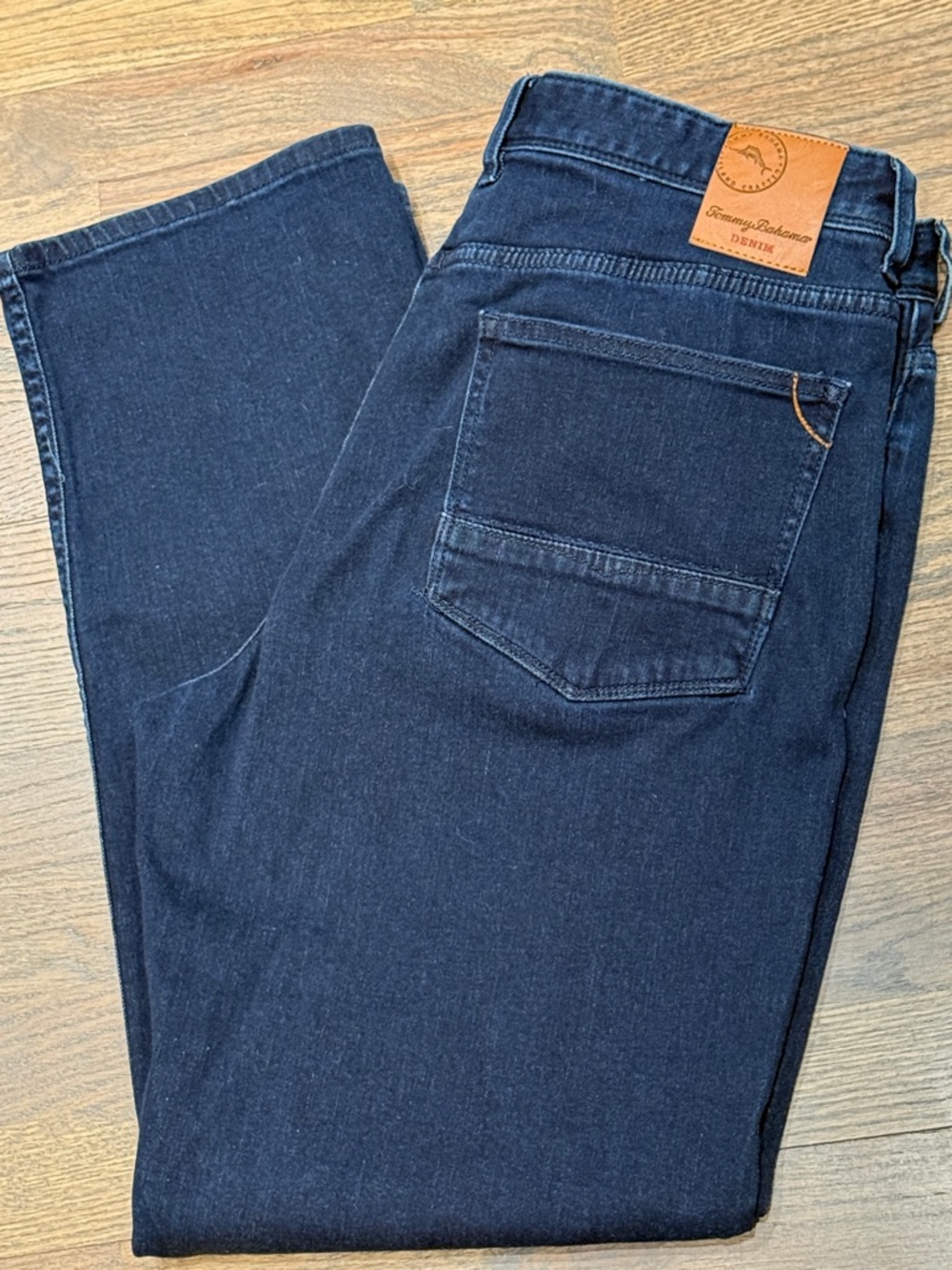Tommy Bahama Men's Dark Blue Straight Jeans W35 L30